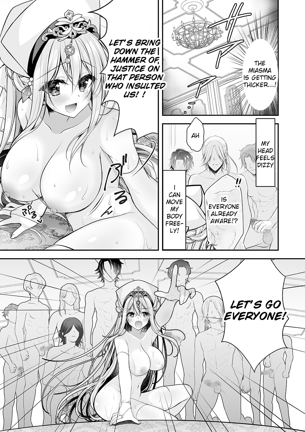 Hentai Manga Comic-Isekai Gangrape ~brainwashed saint is happy to change her job to become a meat toilet~-Read-44